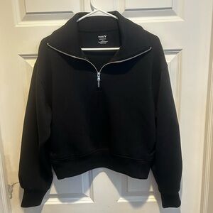 Old Navy Active Black Fleece Pullover